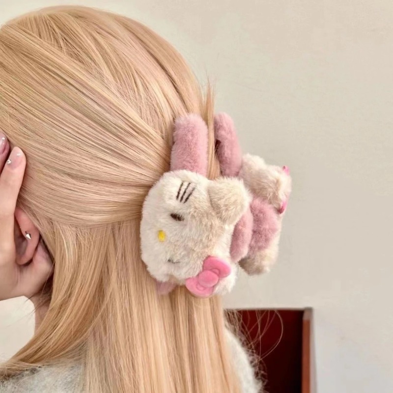 Winter Clothing Items - Sanrio Anime Shark Hair Clip Double-Sided