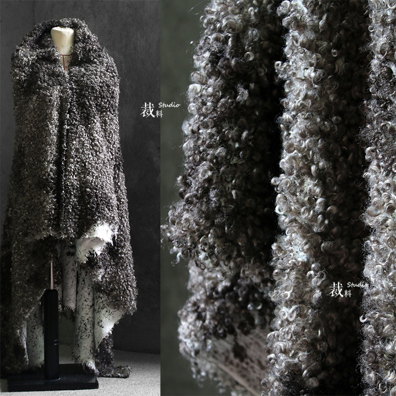 Winter Clothing Australia - Cow ash imitation lambskin cloth thick