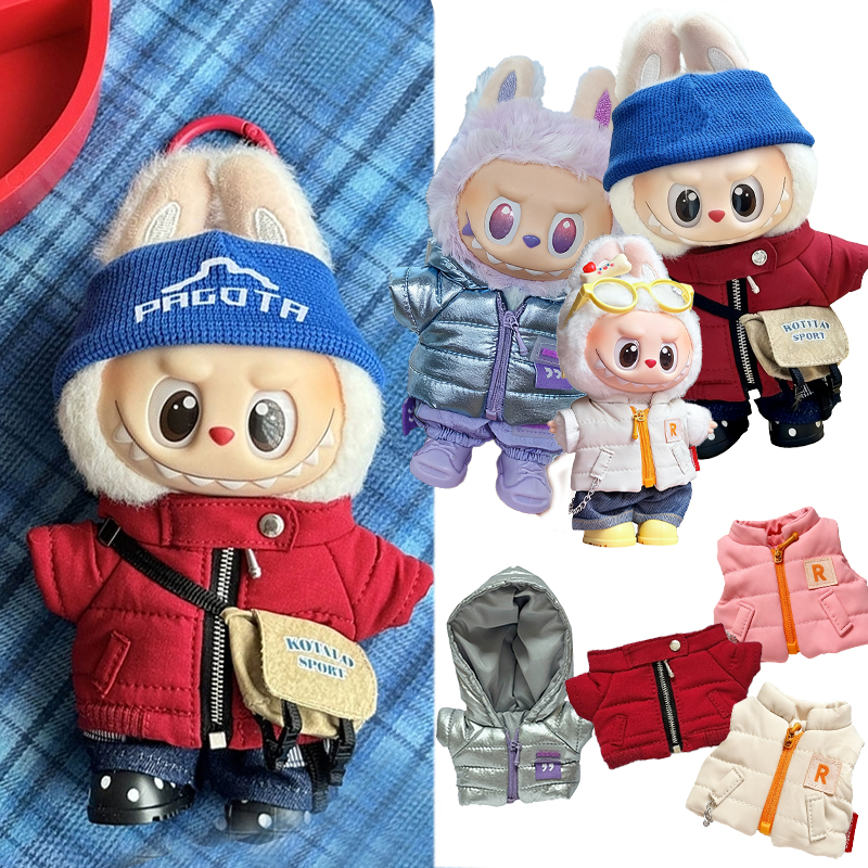 Winter Clothing Items - For 15 17cm Labubu Doll Winter