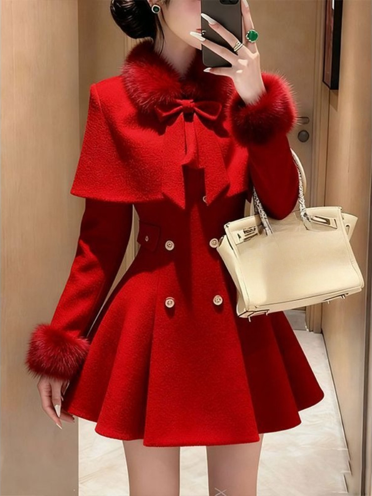 French Elegant Vintage Woolen  - مراجعة Winter Clothing Trends 2025 وسعره