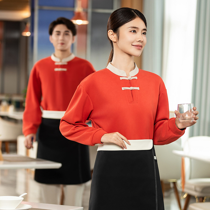 Chinese-style waiter sweatshir - مراجعة Winter Clothing Companies وسعره