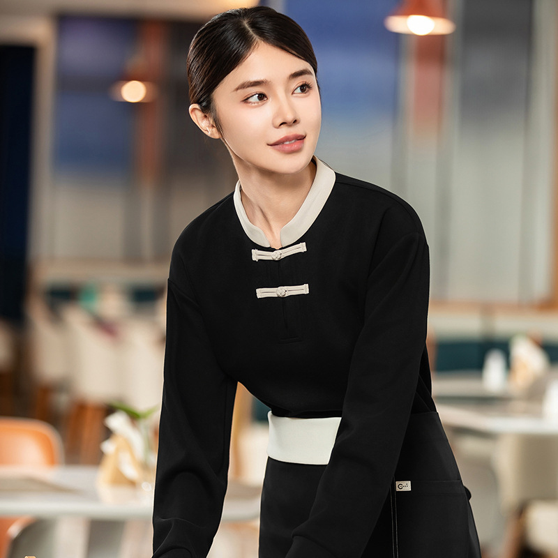 Chinese-style waiter sweatshir - مراجعة Winter Clothing Companies وسعره