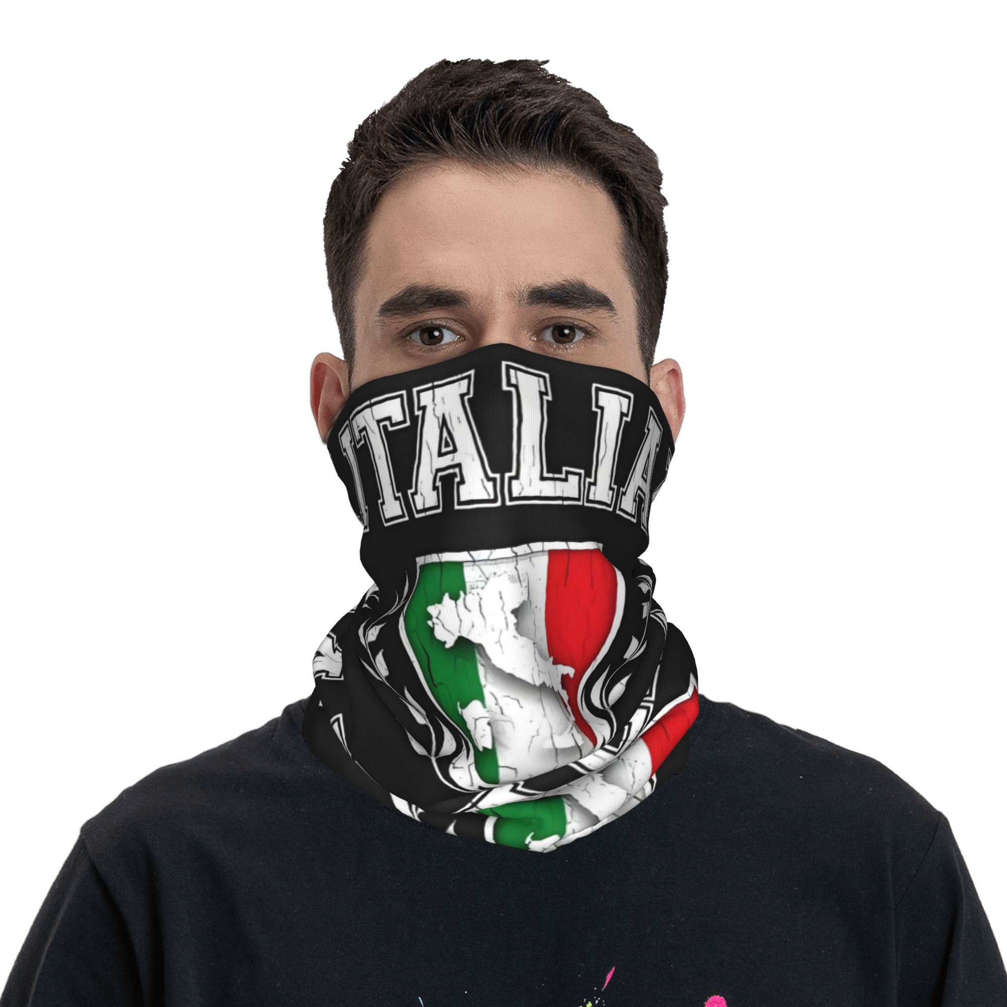 Custom Italy Flag Bandana Neck - مراجعة Winter Clothing Items وسعره