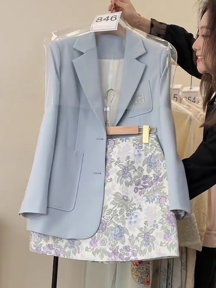 Fashion small fragrance suit f - مراجعة Winter Wear Clothes وسعره