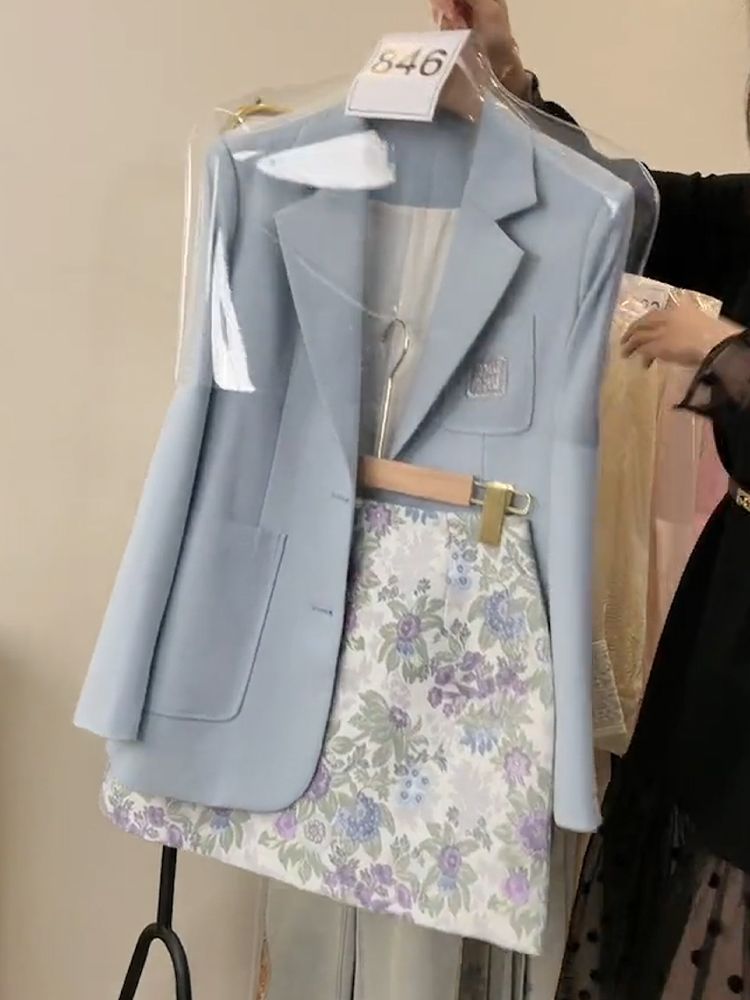 Fashion small fragrance suit f - مراجعة Winter Wear Clothes وسعره