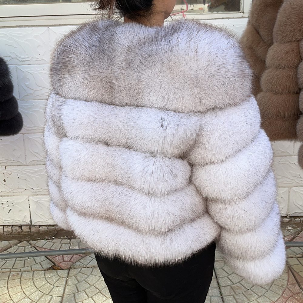 QUEENTINA 50cm Real Fox Fur Co - مراجعة Winter Clothing Trends 2025 وسعره