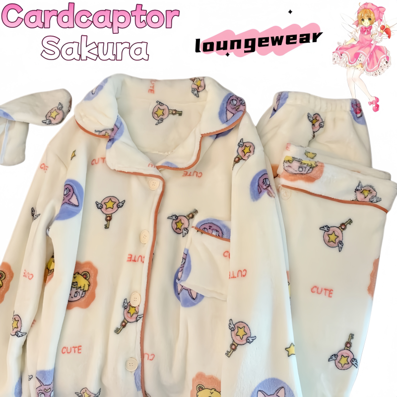 Cardcaptor Sakura Pajamas - Cu - مراجعة Winter Clothing Items وسعره