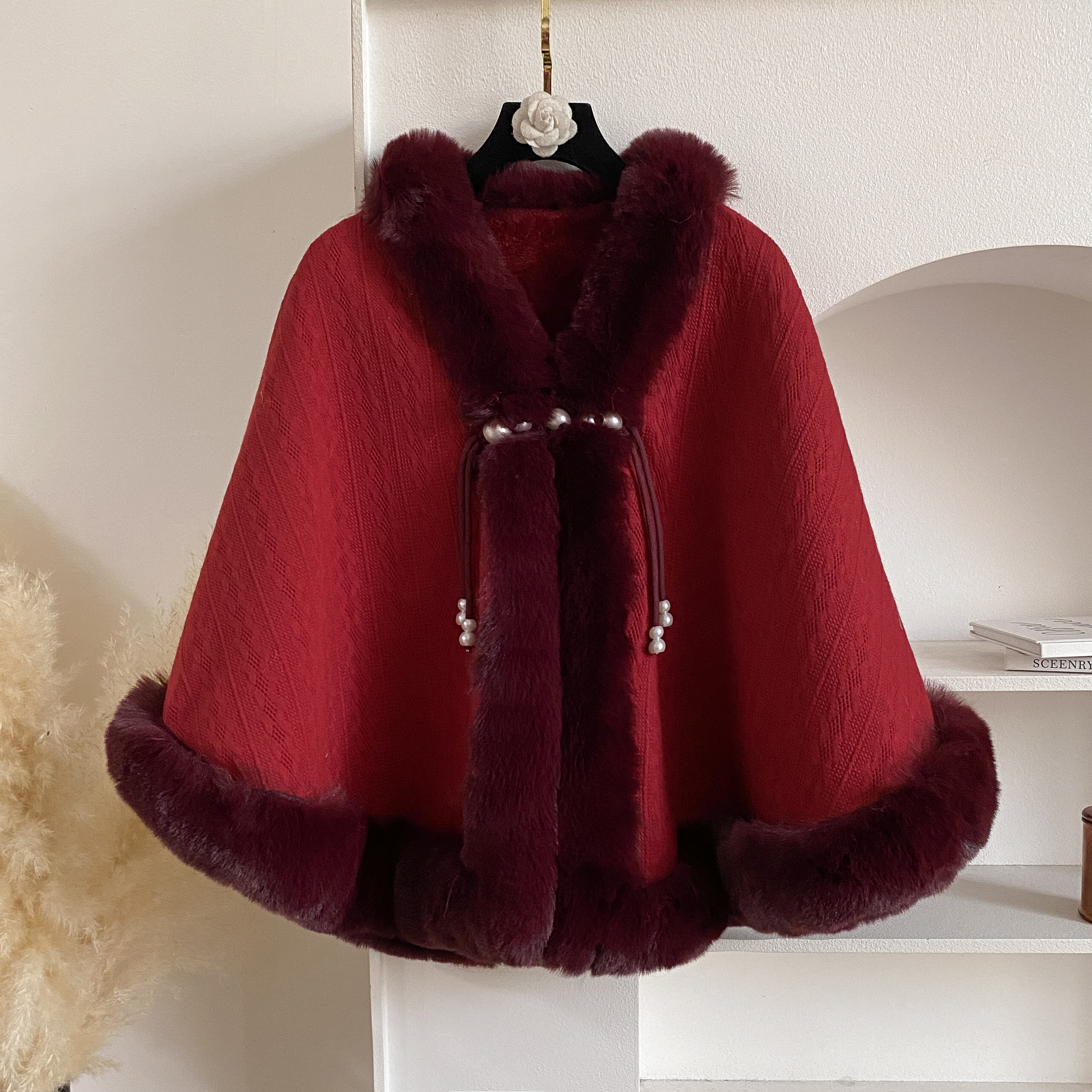 2024 New Winter Solid Poncho T - مراجعة Winter Clothing Items وسعره