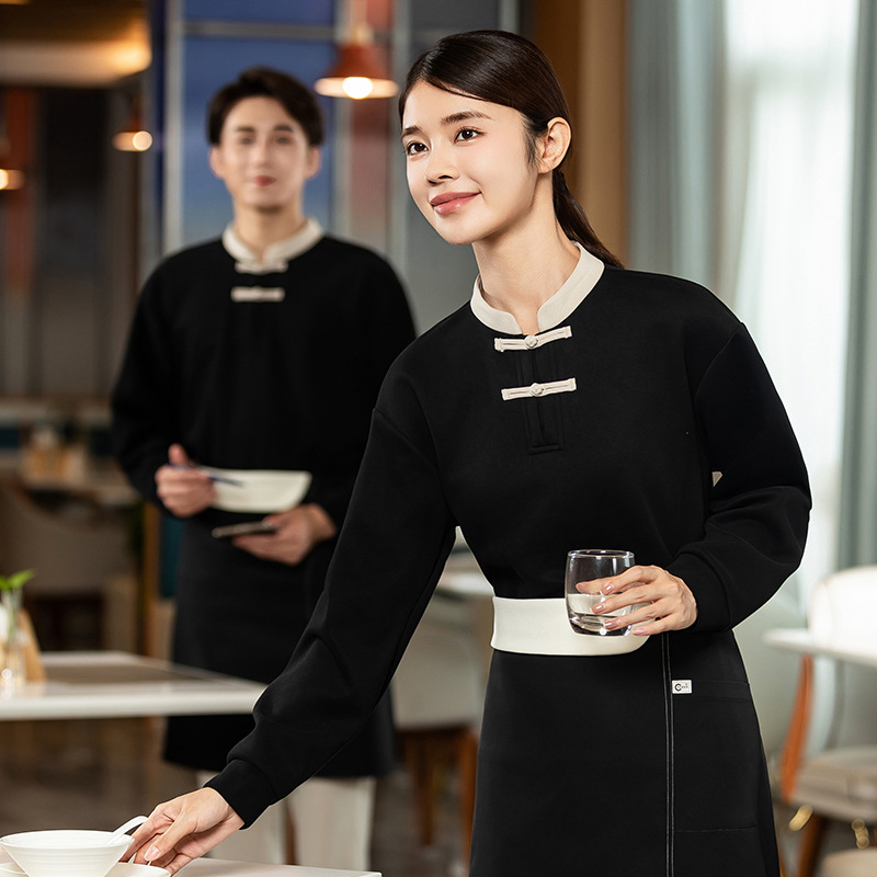 Chinese-style waiter sweatshir - مراجعة Winter Clothing Companies وسعره