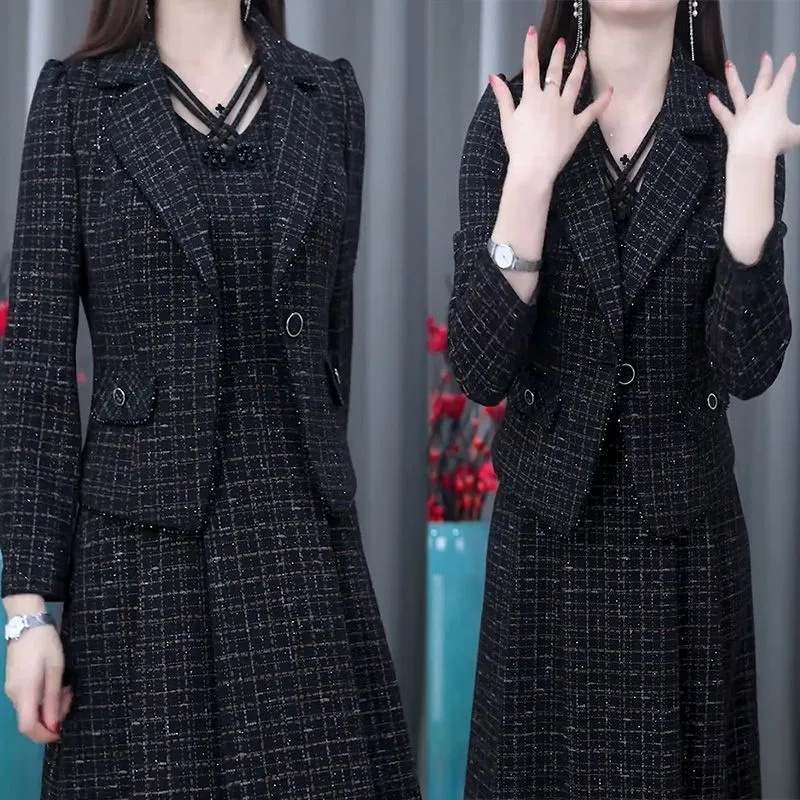 Middle Aged Female Dress Sets  - مراجعة Winter Wear Clothes وسعره