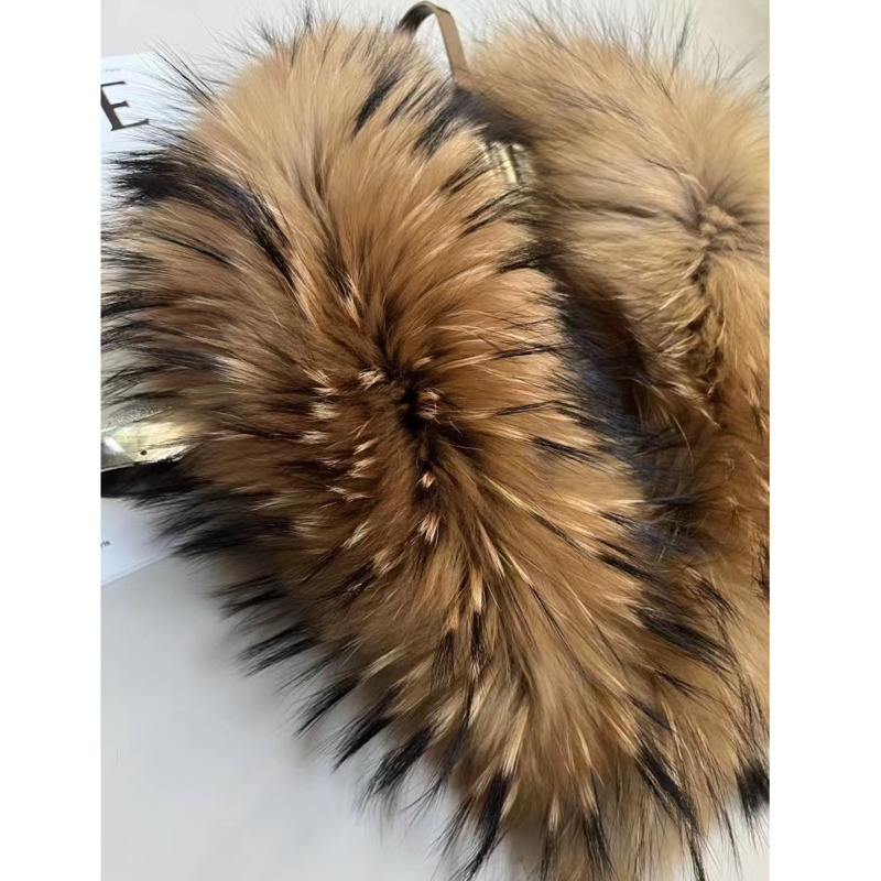 Raccoon Fur Collar Female Wint - مراجعة Winter Clothing Items وسعره
