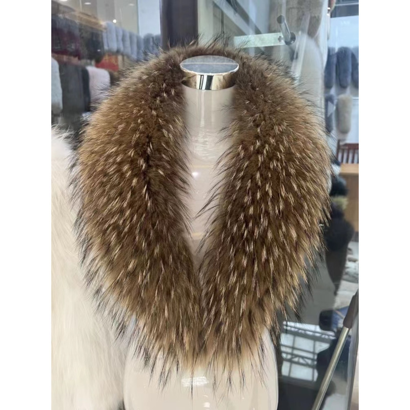 Raccoon Fur Collar Female Wint - مراجعة Winter Clothing Items وسعره